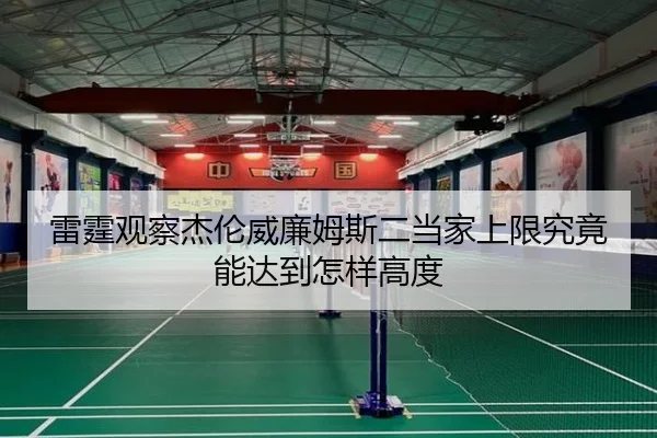雷霆观察杰伦威廉姆斯二当家上限究竟能达到怎样高度